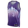Dres Utah Jazz Keyonte George Nike 2024-25 City Edition Ljubičasta Swingman